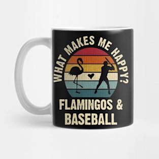 Baseball and Flamingo Mug